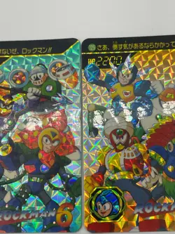 Bandai Carddass Mega Man 6 Prism Card No.128.129 Rockman CAPCOM Japan Vintage - Image 5