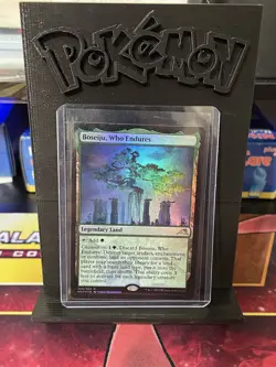 MTG Boseiju Who Endures Foil Rare Land 266/302 Kamigawa Neon Dynasty NM - Image 1