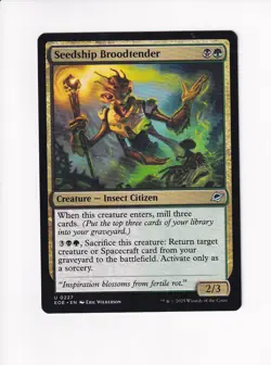 MAGIC THE GATHERING MTG EDGE OF ETERNITIES SEEDSHIP BROODTENDER (#2) - Image 1