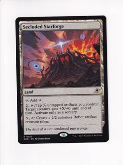 MAGIC THE GATHERING MTG EDGE OF ETERNITIES SECLUDED STARFORGE - Image 1