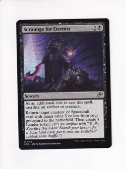 MAGIC THE GATHERING MTG EDGE OF ETERNITIES SCROUNGE FOR ETERNITY - Image 1