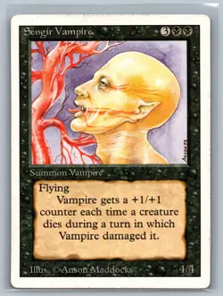 Magic The Gathering Revised Edition Sengir Vampire MTG TCG CCG 3rd - Image 1