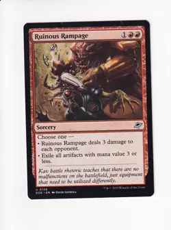 MAGIC THE GATHERING MTG EDGE OF ETERNITIES RUINOUS RAMPAGE - Image 1