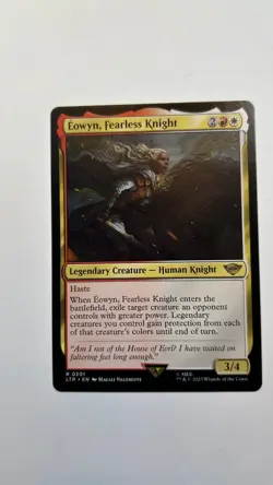MTG LOTR Eowyn, Fearless Knight #201 Tales of Middle-Earth Unplayed - Image 1