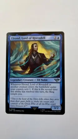 MTG LOTR Elrond, Lord of Rivendell #049 Tales of Middle-Earth Unplayed - Image 1