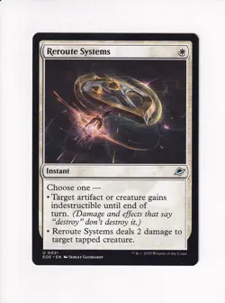 MAGIC THE GATHERING MTG EDGE OF ETERNITIES REROUTE SYSTEMS - Image 1