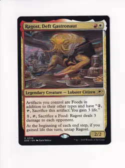 MAGIC THE GATHERING MTG EDGE OF ETERNITIES RAGOST, DEFT GASTRONAUT - Image 1