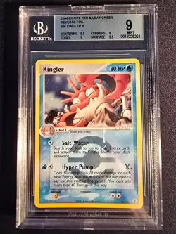 Pokemon TCG Kingler 26/112 Firered & Leafgreen Reverse Holo BGS 9 English - Image 1
