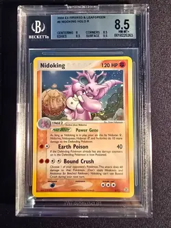 Pokemon TCG Nidoking 8/112 Firered & Leafgreen Holo BGS 8.5 English (not PSA) - Image 1