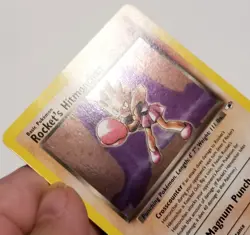 TCG POKEMON ROCKET'S HITMONCHAN 11/132 ☆ RARE HOLO W/🌀GYM HEROES VINTAGE NM - Image 2