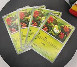 X4 Playset - Petilil 006/086 Sv: Black Bolt Regular - Pokemon TCG English - Image 1