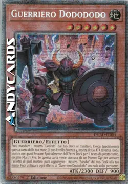 GUERRIERO DODODODO (Dodododo Warrior) Rara Starlight • DUAD IT004 • 1Ed • Yugioh - Image 1