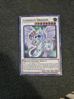Stardust Dragon - DUPO-EN103 - Ultra Rare Limited Ed Yugioh - LP - Image 1