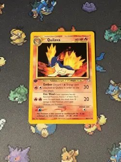 Pokemon Card Quilava 46/111 Neo Genesis FIRST EDITION - (LP) #2 - Image 1