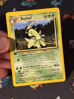 Pokemon Card Bayleef 29/111 Neo Genesis FIRST EDITION - (NM-) - Image 2