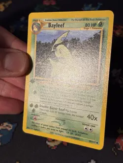 Pokemon Card Bayleef 29/111 Neo Genesis FIRST EDITION - (NM-) - Image 3