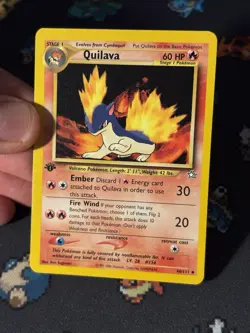 Pokemon Card Quilava 46/111 Neo Genesis FIRST EDITION - (LP) #1 - Image 2