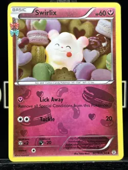 Swirlix RC19/RC32 Holo XY Generations Radiant Collection Pokemon Card 2016 NM - Image 3