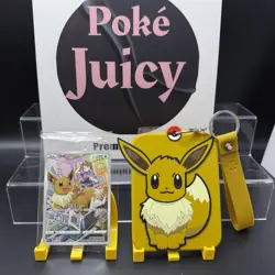 2024 Eevee Card Silicone Display Frame Case Pokemon TCG S-Chinese IN STOCK - Image 1