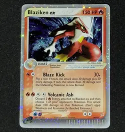 Blaziken EX 89/95 Team Magma Vs Team Aqua Set 2004 Holo Rare Pokemon TCG Card LP - Image 1
