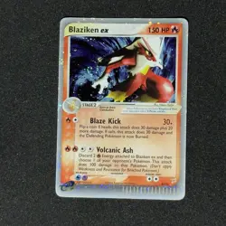 Blaziken EX 89/95 Team Magma Vs Team Aqua Set 2004 Holo Rare Pokemon TCG Card LP - Image 3
