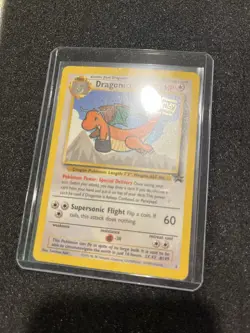 Pokemon Dragonite Wotc Black Star Movie Release Promo Card 1999 - Image 2