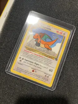 Pokemon Dragonite Wotc Black Star Movie Release Promo Card 1999 - Image 3
