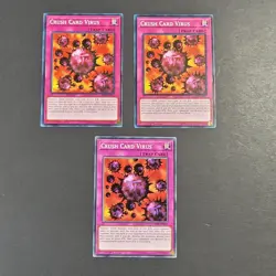 Yugioh - 3x Crush Card Virus - LEDD-ENA31 - Common - 1st Edition - NM/LP - 2017 - Image 2