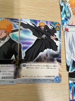 Bleach Soul Card Battle set 5 cards Ichigo Kurosaki BANDAI S 183 184 23 24 25 - Image 3