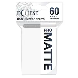 Eclipse Matte Small Card Sleeves: Arctic White (60) - Image 1
