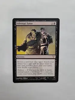 MTG - Infernal Tutor _ Dissension Regular Rare #16 - Image 1