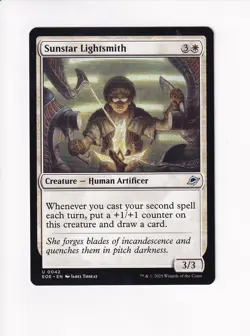 MAGIC THE GATHERING MTG EDGE OF ETERNITIES SUNSTAR LIGHTSMITH - Image 1
