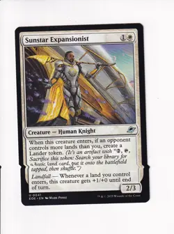 MAGIC THE GATHERING MTG EDGE OF ETERNITIES SUNSTAR EXPANSIONIST - Image 1
