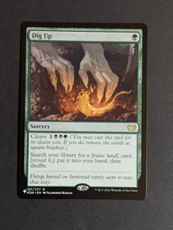 MTG - 1x Dig Up - NM - The List: Innistrad Crimson Vow - Magic The Gathering 197 - Image 5