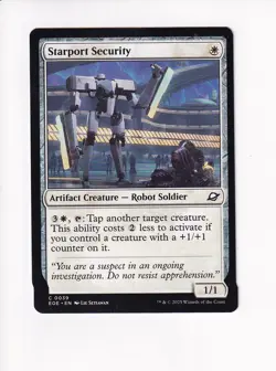 MAGIC THE GATHERING MTG EDGE OF ETERNITIES STARPORT SECURITY (#1) - Image 1