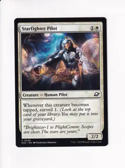 MAGIC THE GATHERING MTG EDGE OF ETERNITIES STARFIGHTER PILOT (#1) - Image 1