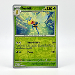 Beedrill 015/165 MEW Reverse Holo Scarlet & Violet: 151 Pokemon TCG Rare - Image 1