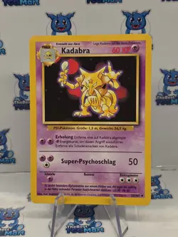 Kadabra 32/102 Base Set German Pokemon LP - Image 1