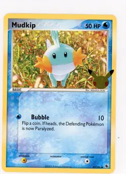 JUMBO- Pokemon- First Partner Pack- Mudkip 59/109 Oversized Promo - Image 3