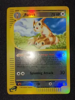 Pokemon AQUAPOLIS - #48/147 - Furret - Reverse Holo - ENG - Lightly Played+ - Image 2