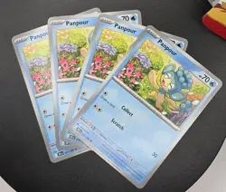 X4 Playset - Panpour 017/086 Sv: Black Bolt Regular - Pokemon ENGLISH - Image 1