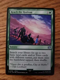 Reach the Horizon - Final Fantasy #0195 MTG Magic The Gathering - Image 1