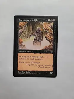 MTG - Harbinger of Night _ Mirage Regular - Image 1