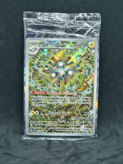 Pokemon Surging Sparks Pokemon Center Stamped + Standard Magneton SVP159(SEALED) - Image 1