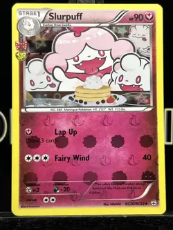 2016 Pokemon VLP Slurpuff RC20/RC32 XY Generations Radiant Collection Holo - Image 3