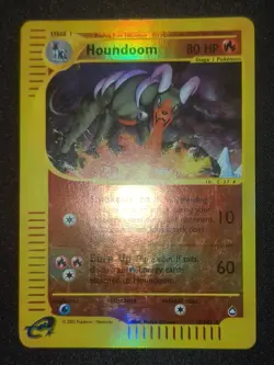 Pokemon AQUAPOLIS - #14/147 - Houndoom - Reverse Holo - ENG - Lightly Played - Image 2