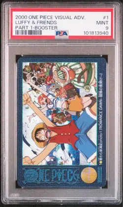 [PSA9] ya37 Psa9 One Piece Carddass Visual Adventure Kira Card Part 1 No.1 Luffy - Image 2