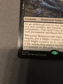 Rottenmouth Viper Bloomburrow Regular - NM #107 MTG Mythic - Image 5