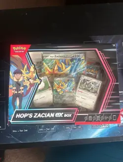 Hops Zacian Ex Box Pokemon Sealed - Image 1