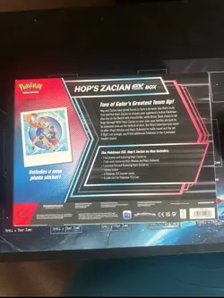 Hops Zacian Ex Box Pokemon Sealed - Image 2
